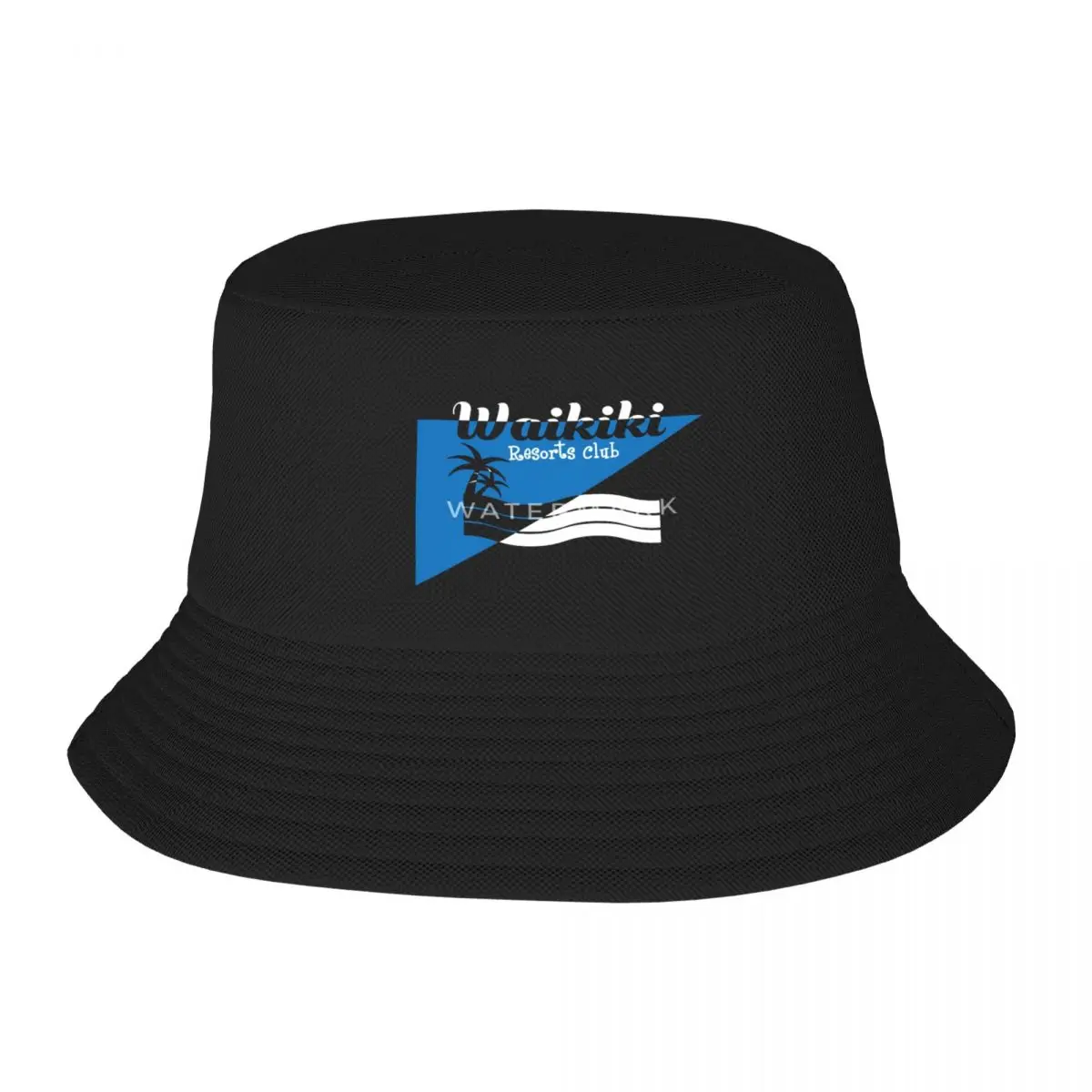 

Fresh Hawaiian Style Tshirt Design Waikiki Resort Fisherman's Hat, Adult Cap Fashionable Light No deformation Nice Gift