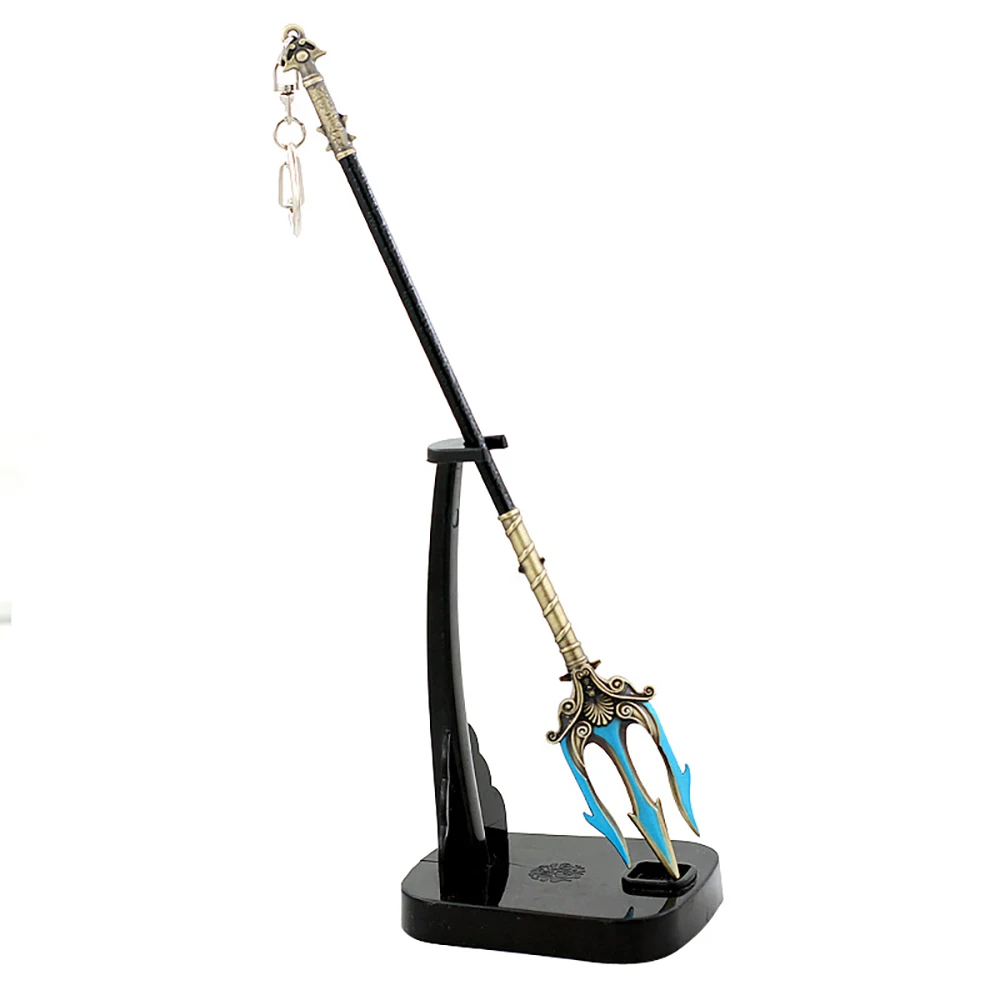 22 см цельнометаллический трезубец Бог войны Посейдон греческая мифология 1:6