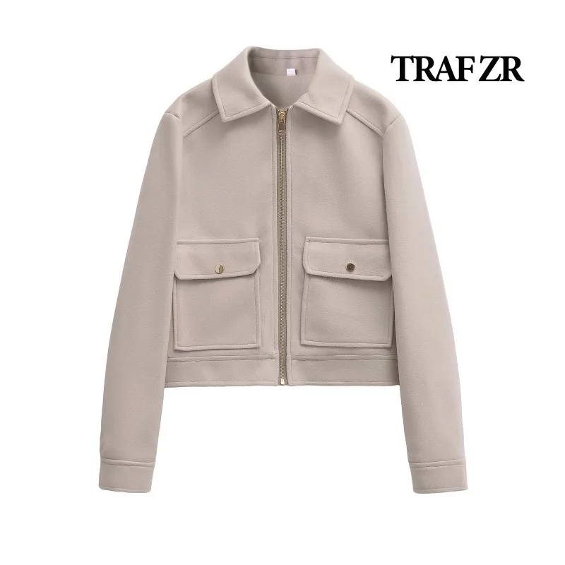 TRAF ZR Женские куртки Элегантные и красивые женские пальто Женское осеннее Женская