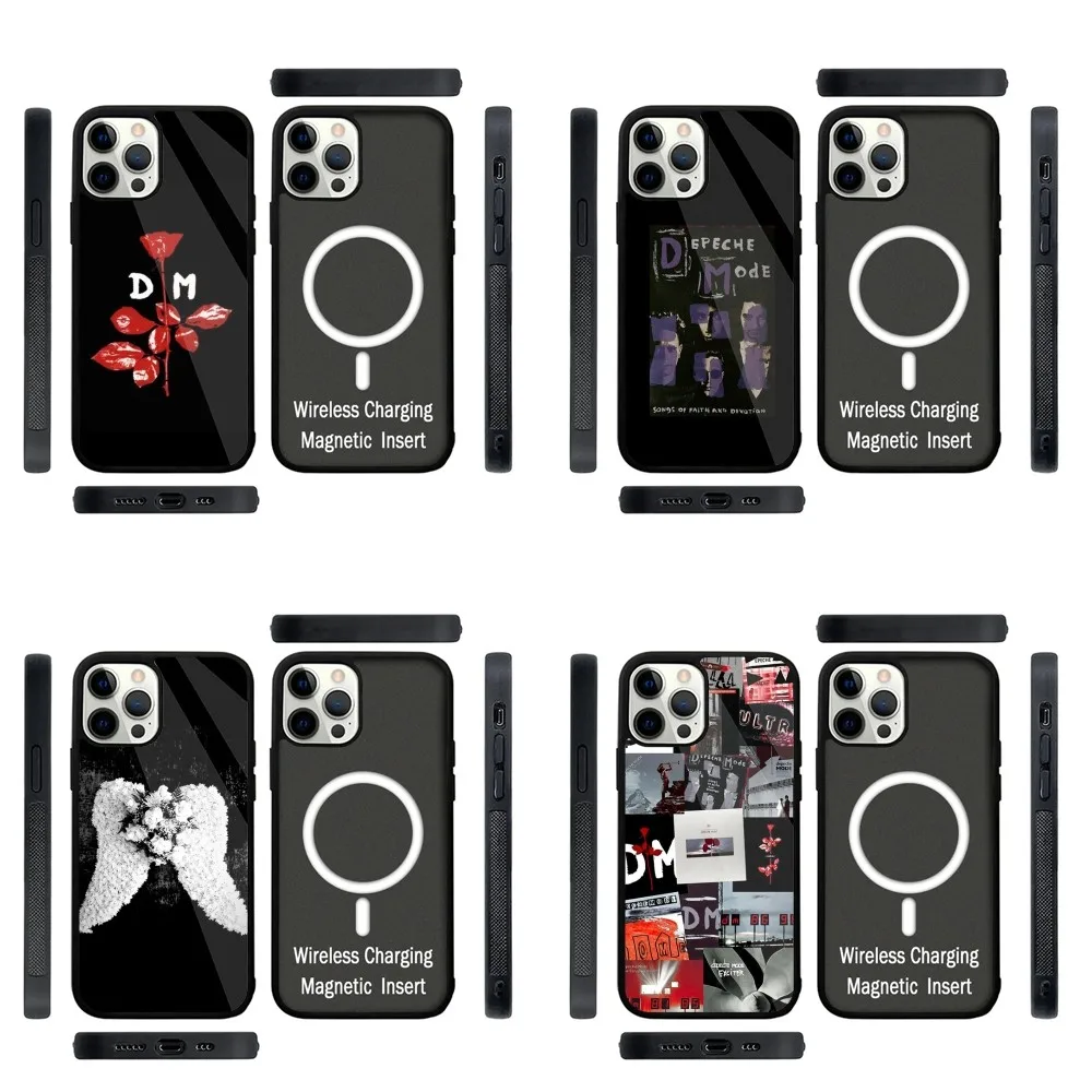 D-Depeche Mode Phone Case Strong Magnetic For IPhone 16 15 14 13 Pro Max Plus 11 12 Mini Magsafe Wireless Charging