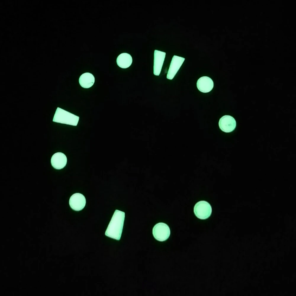 Watch accessories dial sunburst blue orange vintage nail green lume for men's diving watch MOD fit NH35/36 movement Date-day