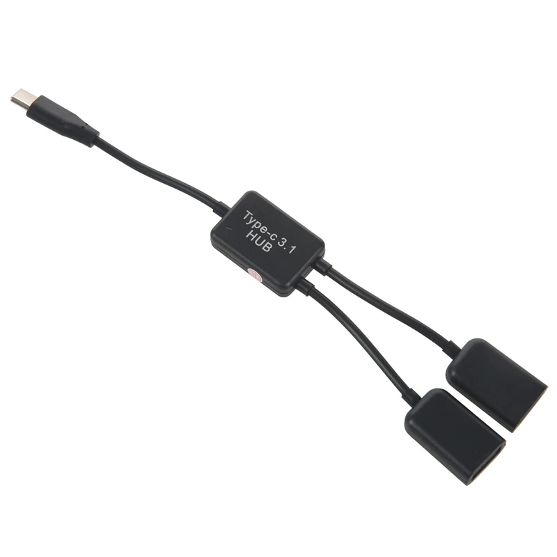 Type C OTG USB 3 1 штекер-Двойной 2 0 гнездо Зарядка порта концентратор кабель Y