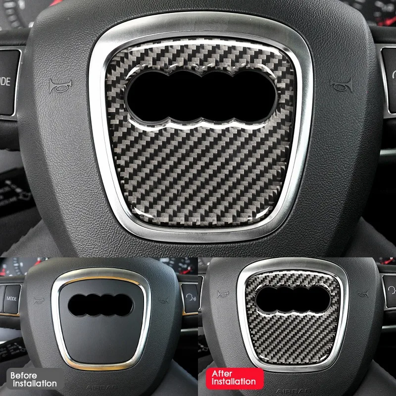 Автомобильное кольцо на руль из углеродного волокна отделка наклейка с