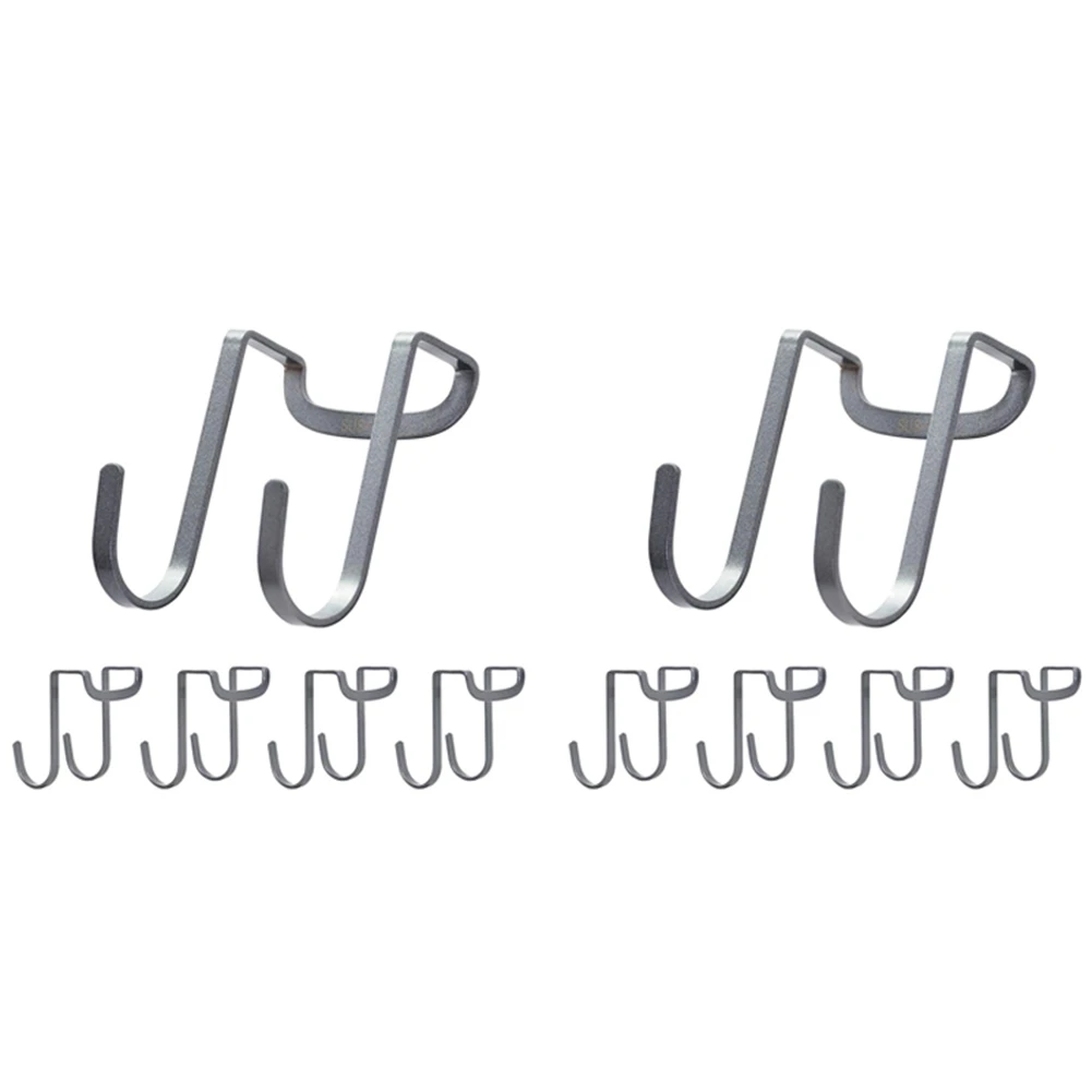 

Over Cabinet Hook 304 Stainless Steel Multiple Use S Shaped Hanging Over the Cabinet Door Hooks(10-Pack)