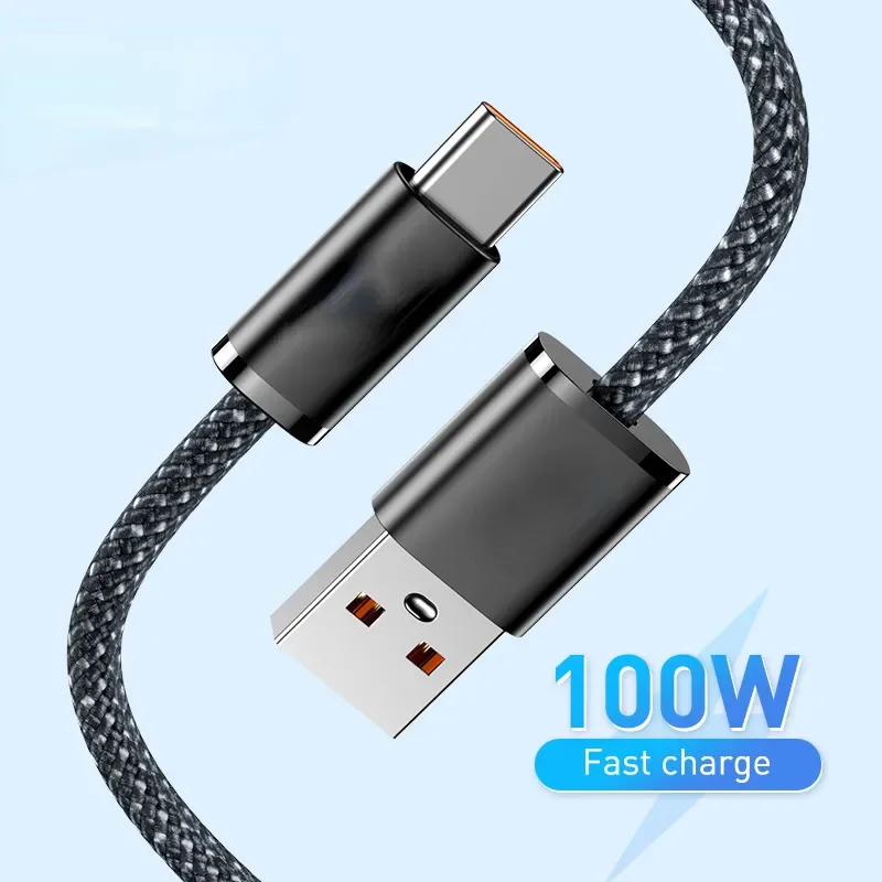 

100W USB 6A Fast Charging Charger Wire Cord Ultra Data USB C Mi 10