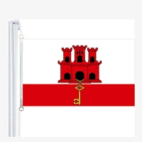 gibraltar flag90150cm 100 polyester bannerdigital printing