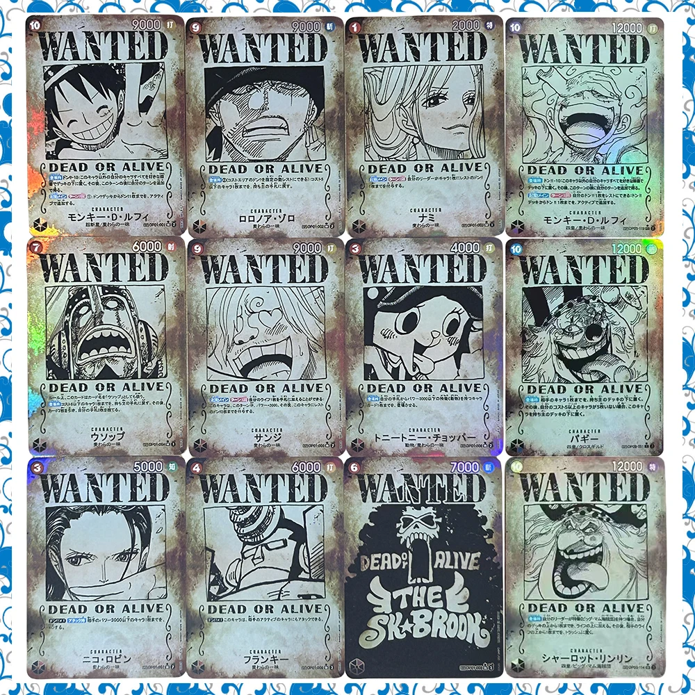 Аниме One Piece DIY ACG Bounty Order Tony Chopper Премиум Flash Коллекционная карточка для мальчиков