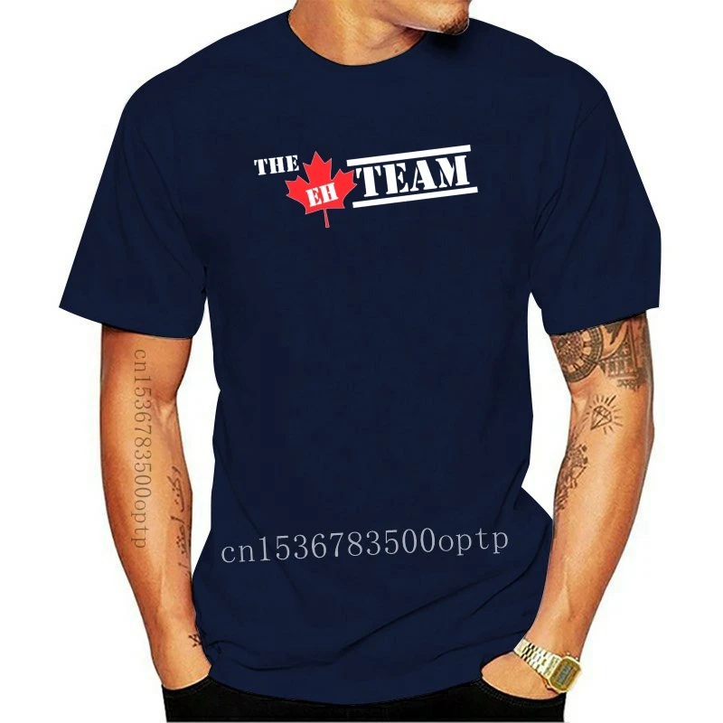 

Camiseta de algodón 0% para hombre, camisa con temática divertida, cuello redondo, Canadá, Canadá, hoja de arce, regalo, equipo