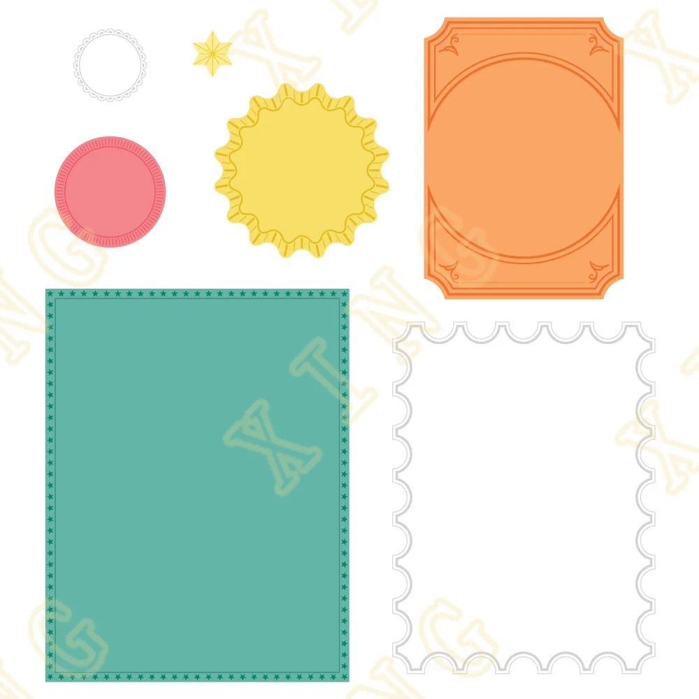 Металлические режущие штампы для рукоделия сделай сам скрапбукинг бумага