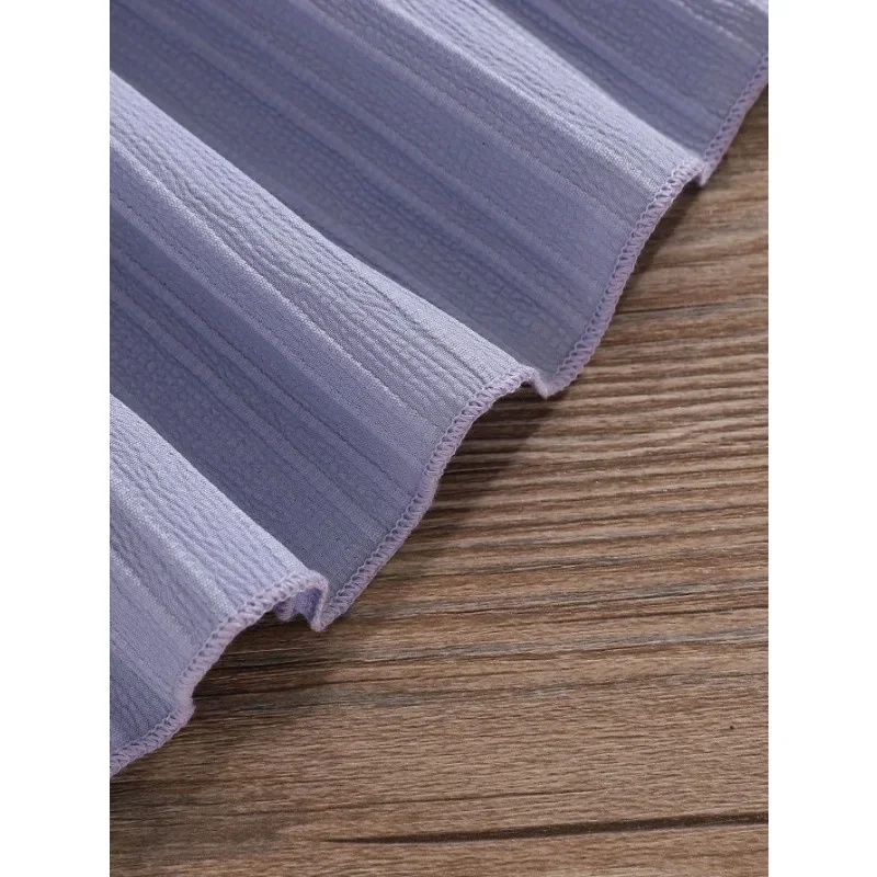 Летние платья для девочек 2024 с вышитыми цветами и листьями милый стиль длиной до