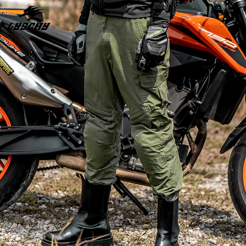 Мотоциклетные штаны LYSCHY для верховой езды летние дышащие и впитывающие пот