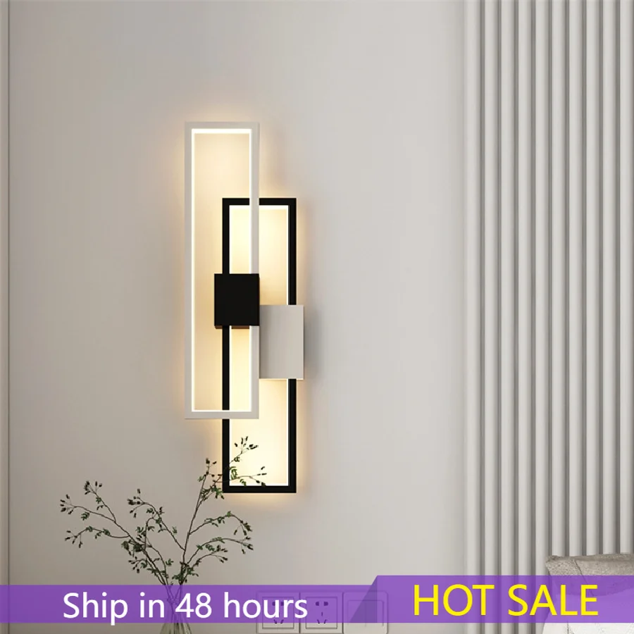 

Nordic LED Wall Lights Minimalist Led Light For Living Room Bedroom Bedside Home Decoration Indoor Wall Sconces Lamp