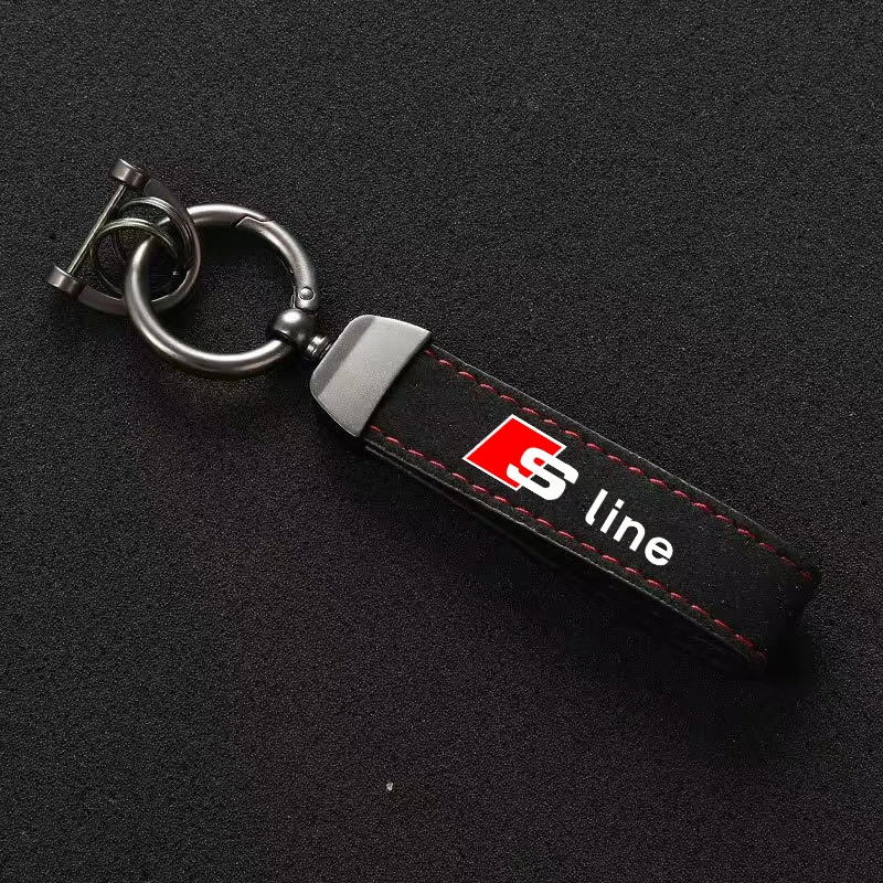 

Замшевый кожаный брелок для ключей автомобиля для Audi s line A4 b6 b8 b7 b9 b5 A6 A3 A8 Q3 Q5 Q7 Q8 S3 S4 S5 S6 S7 RSA3 A5 RS3 RS5