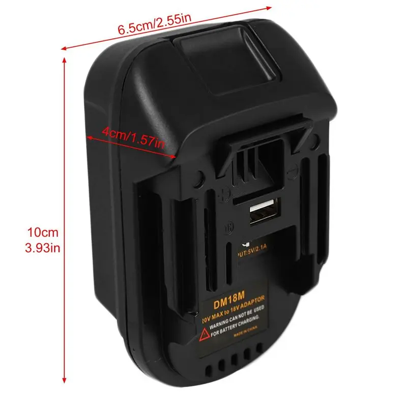 Адаптер для преобразования аккумуляторов N82R 6X 20V в 18V DM18M Li-Tool для аккумуляторов BL1830 BL1850 (art.: 3920db044ec13) - 3920db044ec13