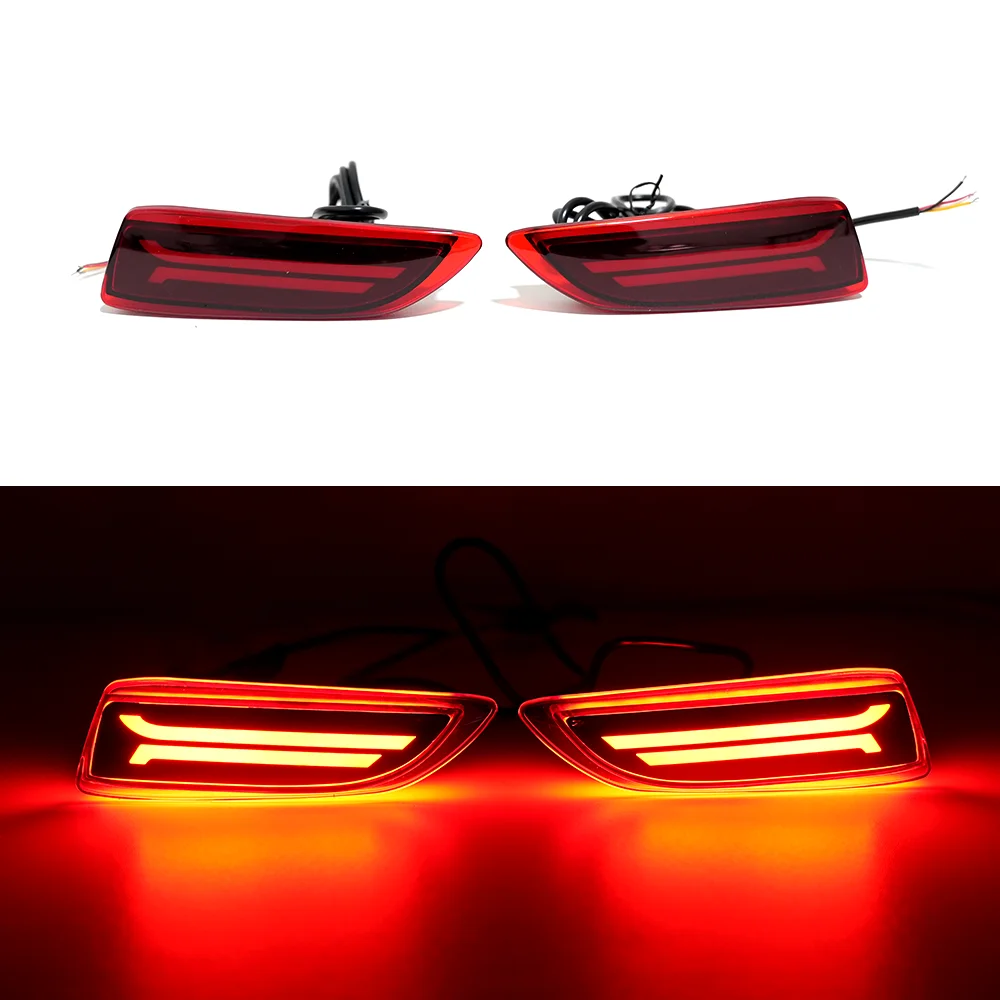 

2 шт. светодиодные задние фонари-отражатели для бампера, указатели поворота для Toyota Corolla 2011 2012 2013