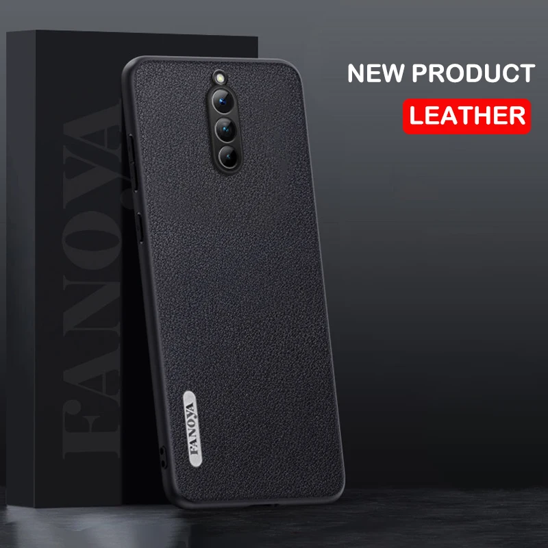 Кожаная задняя крышка для телефона ZTE nubia Red Magic 8 Pro + Plus Силиконовая защита