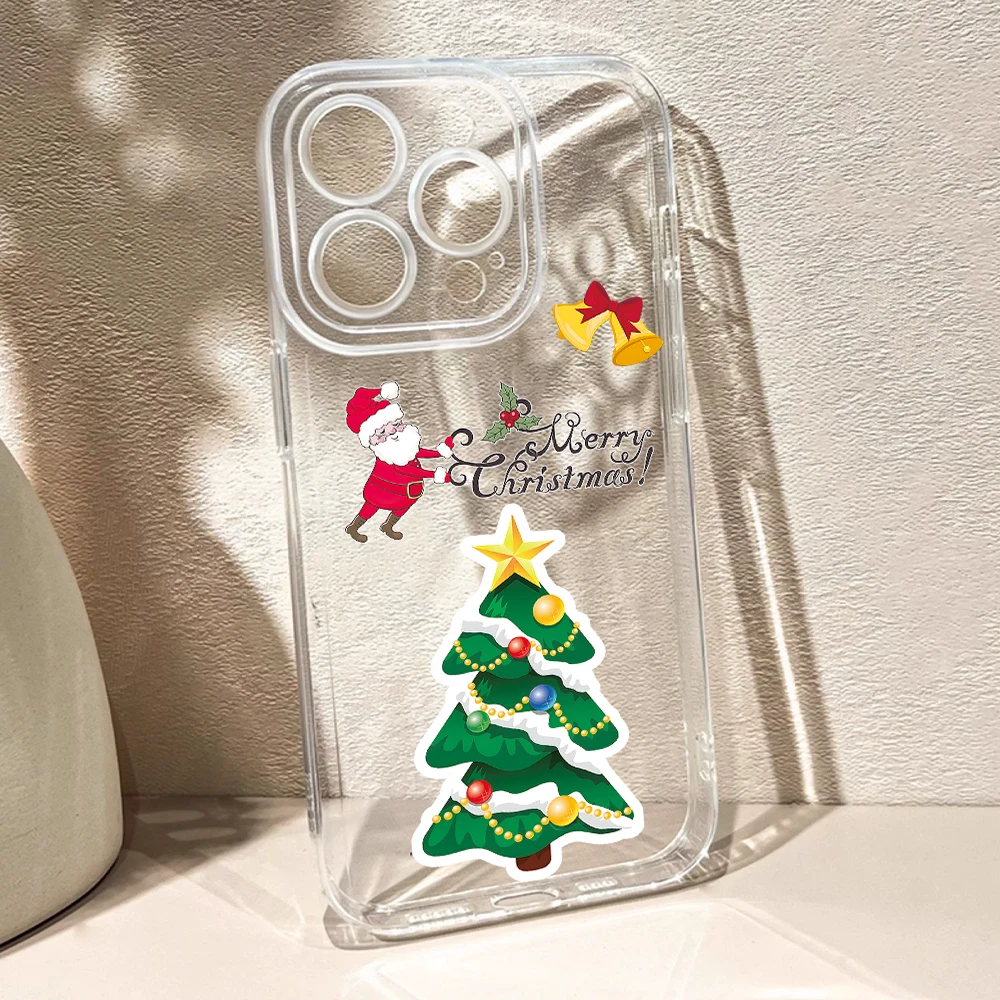 Фото Силиконовый чехол для телефона Merry Christmas Tree для IPhone 17 16 15 14 13 12 11 Pro Xs Max Air Mini 7 8 6 6s Plus SE 2020 2022 Cover №5