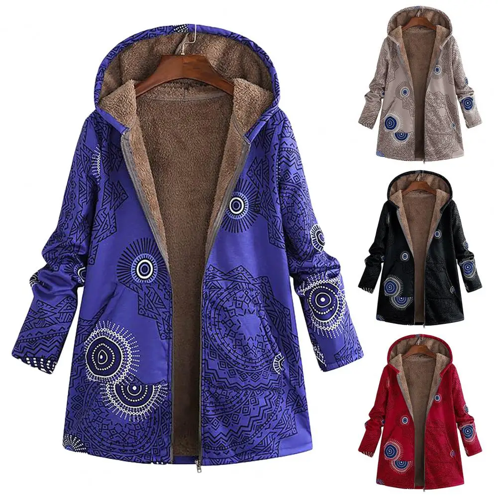 

Приятная для кожи сказочная плюшевая Универсальная Женская куртка с принтом женская куртка шляпа для покупок