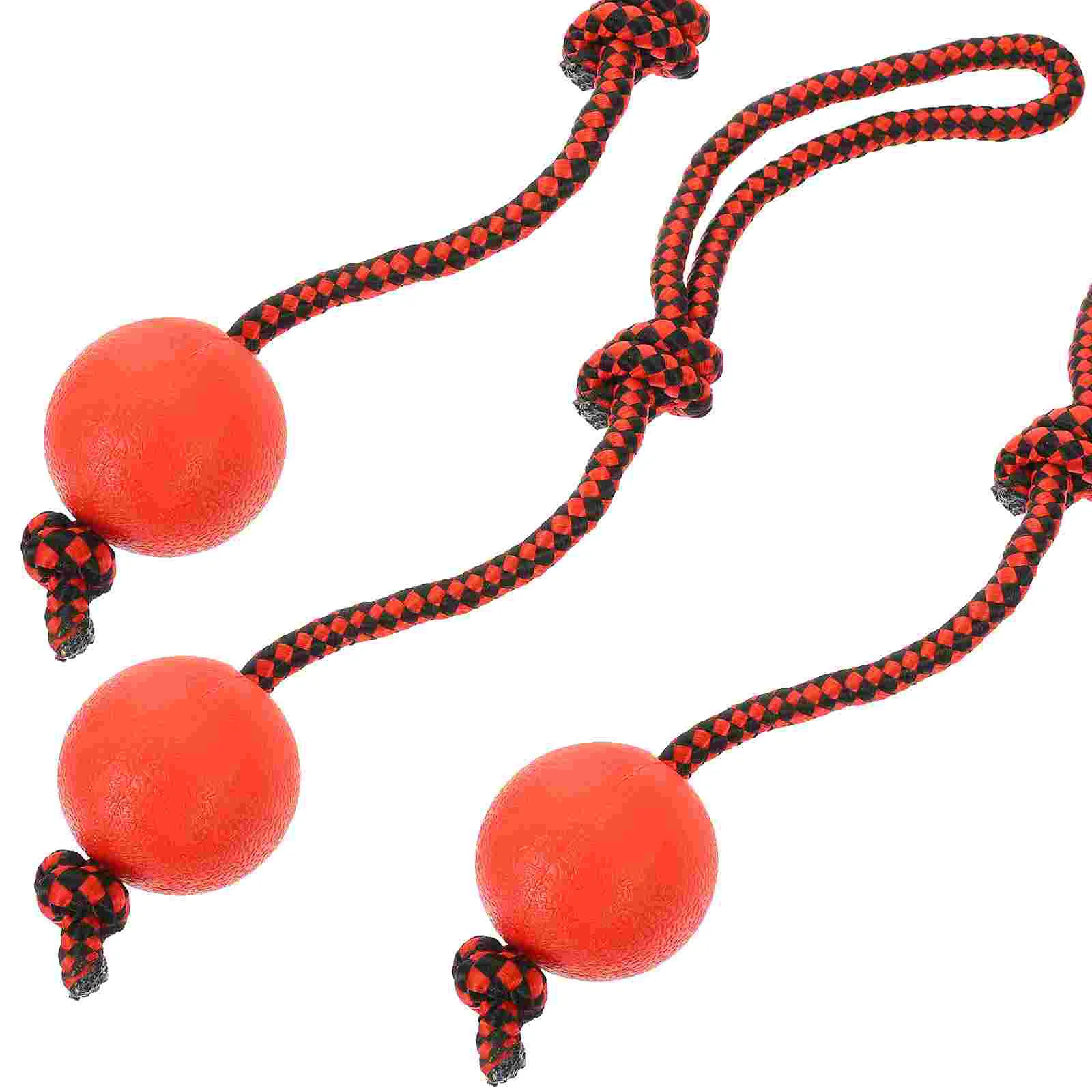 

3Pcs Exercise For Dogs Balls Dog Balls Balls For Dogs To Fetch Dog Rope for Friends Decorate Training