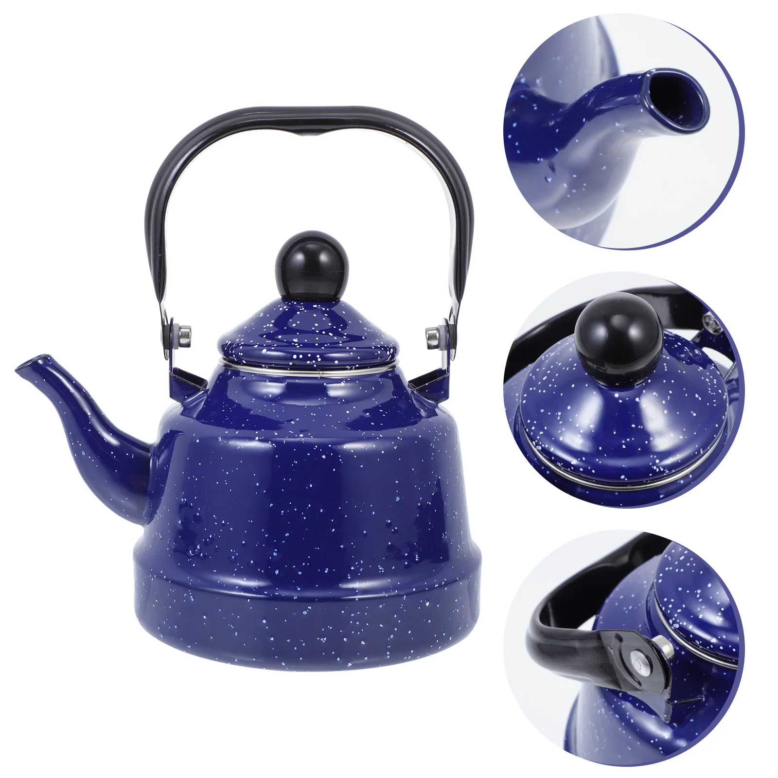 

Kettle Tea Teapot Pot Stovetop Water Enamel Boiling Steel Stove Top Whistling Ceramic Coffee Stainless Teakettle Hot Camping