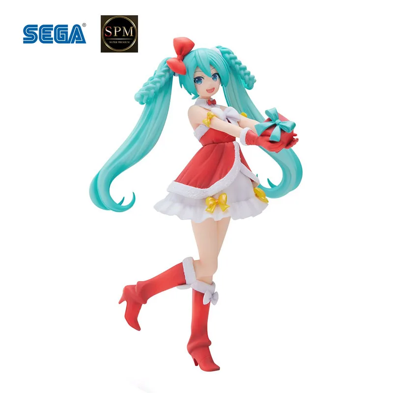 

Stock Original SEGA SPM VOCALOID Piapro Characters Hatsune Miku Christmas 2022 Ver 21cm Action Anime Figure Model Toys Doll Gift