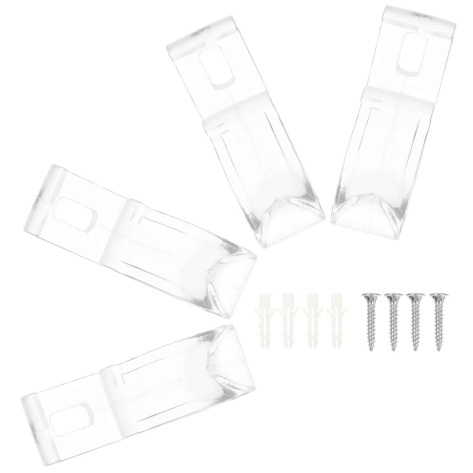 4 шт. крючок для позиционирования штор вешалки зажимы вертикальные жалюзи