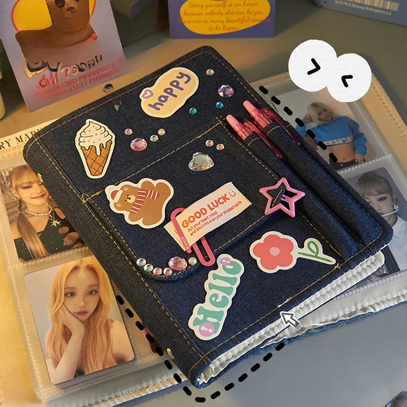 Обложка в стиле ретро Jinsoya для коллекционеров карточек фотоальбом со съемными