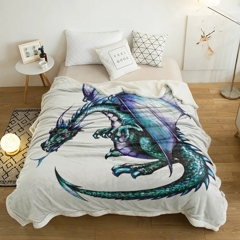 

Одеяло из шерсти и плюша, для взрослых и детей