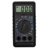 pocket multimeter dt182 for russia market tester digital multimeter profesional home appliance dcac amp meter electrician tool