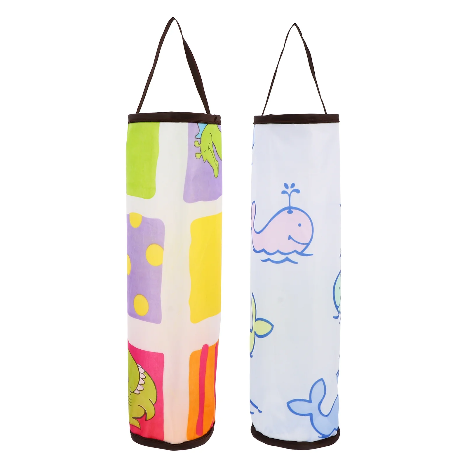 

2Pcs Grocery Bag Dispenser Waste Bag Organizer Garbage Bag Dispenser Rubbish Bag Holder Trash Bag Container