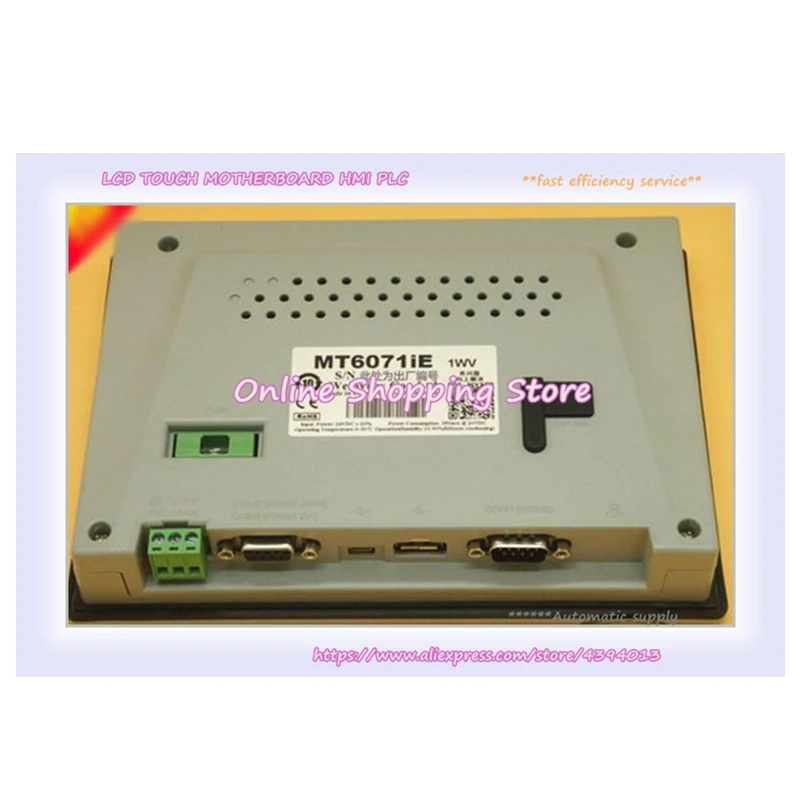 

Weinview Weintek 7-дюймовая сенсорная панель MT6071 MT6071IE 1WV 32-битная замена MT6070IH3 новая коробка HMI