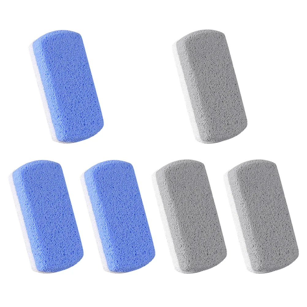 

6 Pcs Nail Dip Remover Natural Pumice Natural Sponge Pumice Feet Cleaning Tool Natural Pomes Exfoliating Two-color Pumice Stone