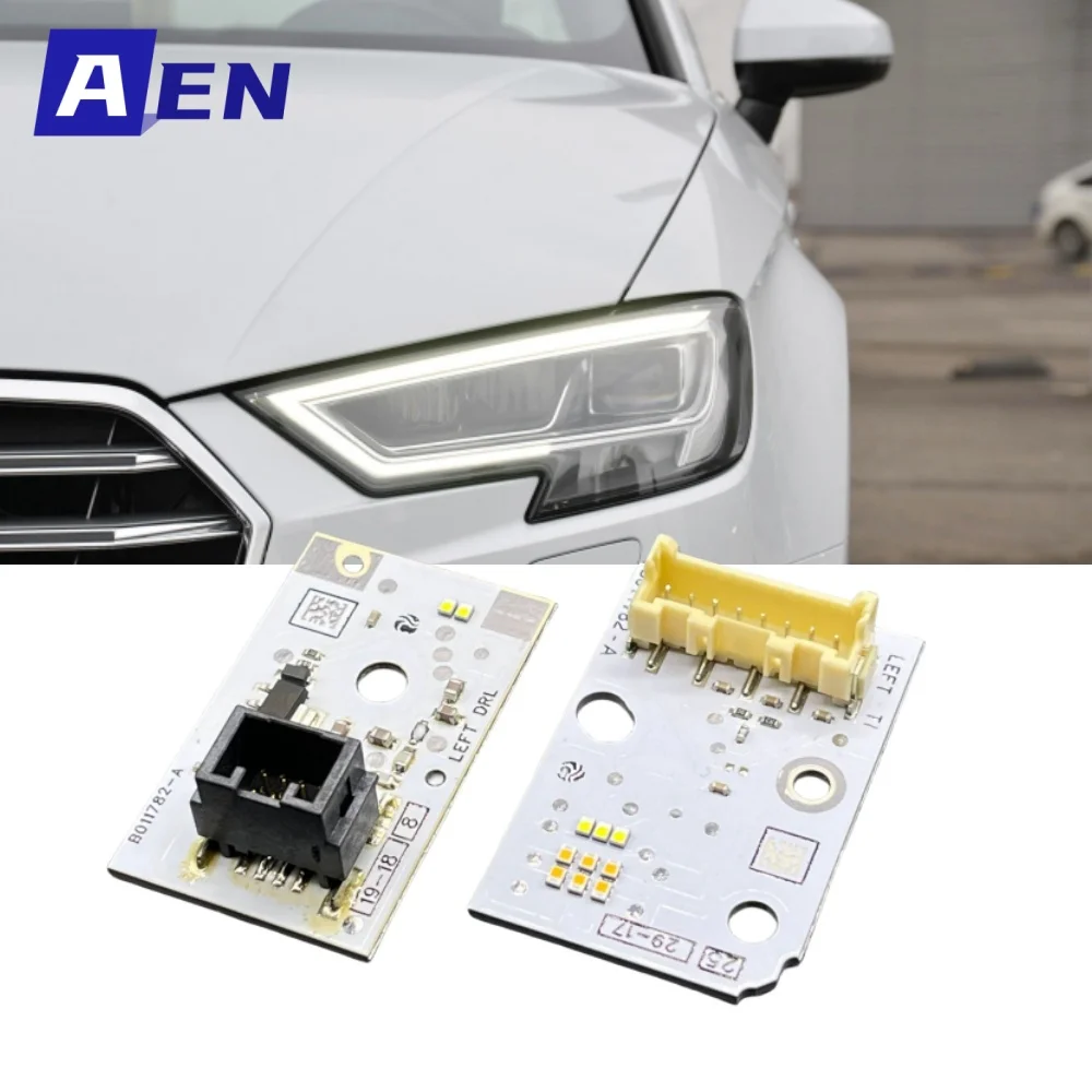 Новинка дневные ходовые огни 8V0998474A для 2017 2018 AUDI A3 S3 задние фары белые панель