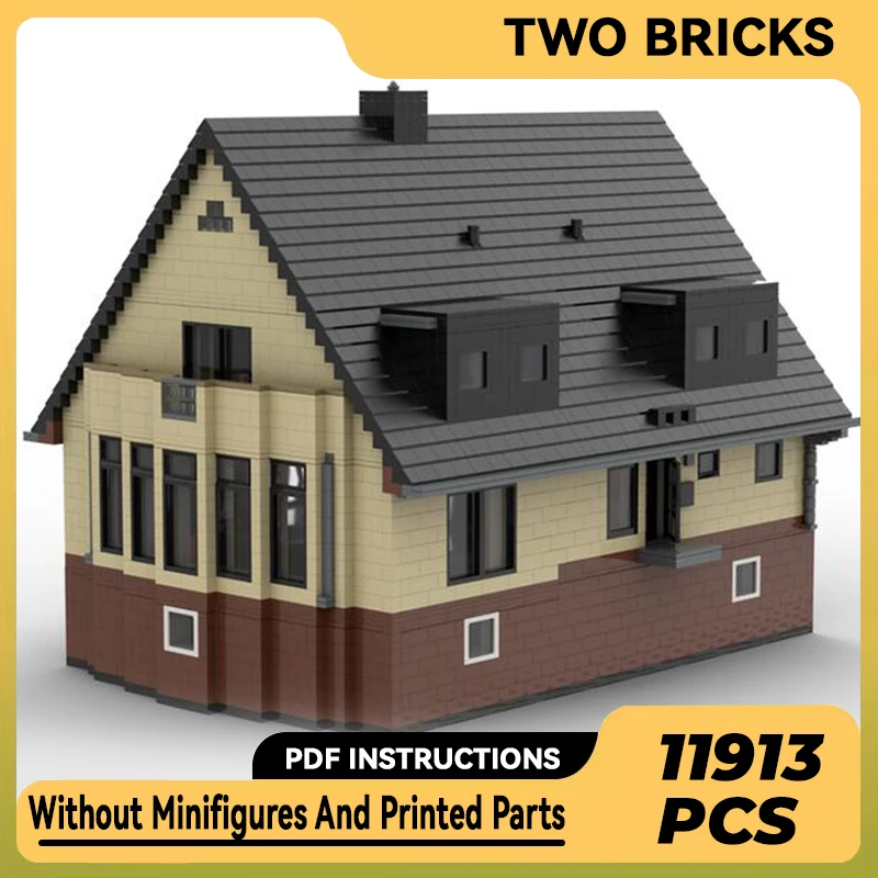 

Конструктор Moc, модель уличного вида, мой семейный замок, технические кирпичи, сборка «сделай сам», строительные игрушки для детей, праздничные подарки