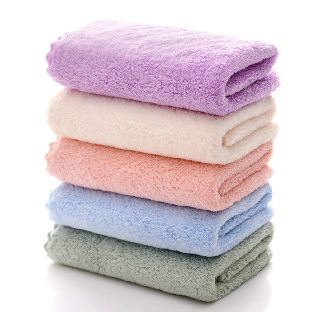 

10 Pcs Wash Cloth Washcloth Dishcloths Cleaning Towel Face Cleansing Wipe Hands