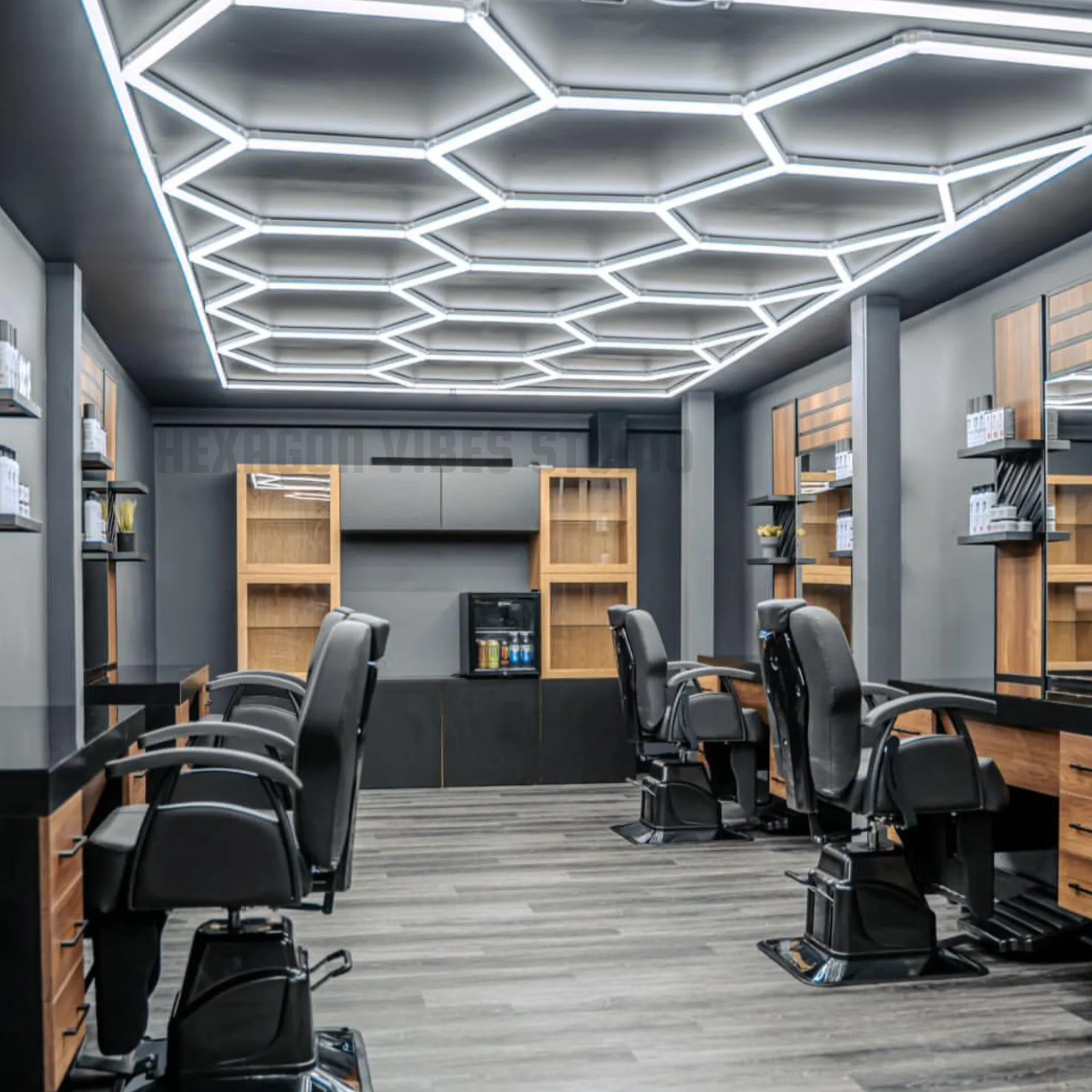 Профессиональное освещение для парикмахерской шестигранный светодиодный