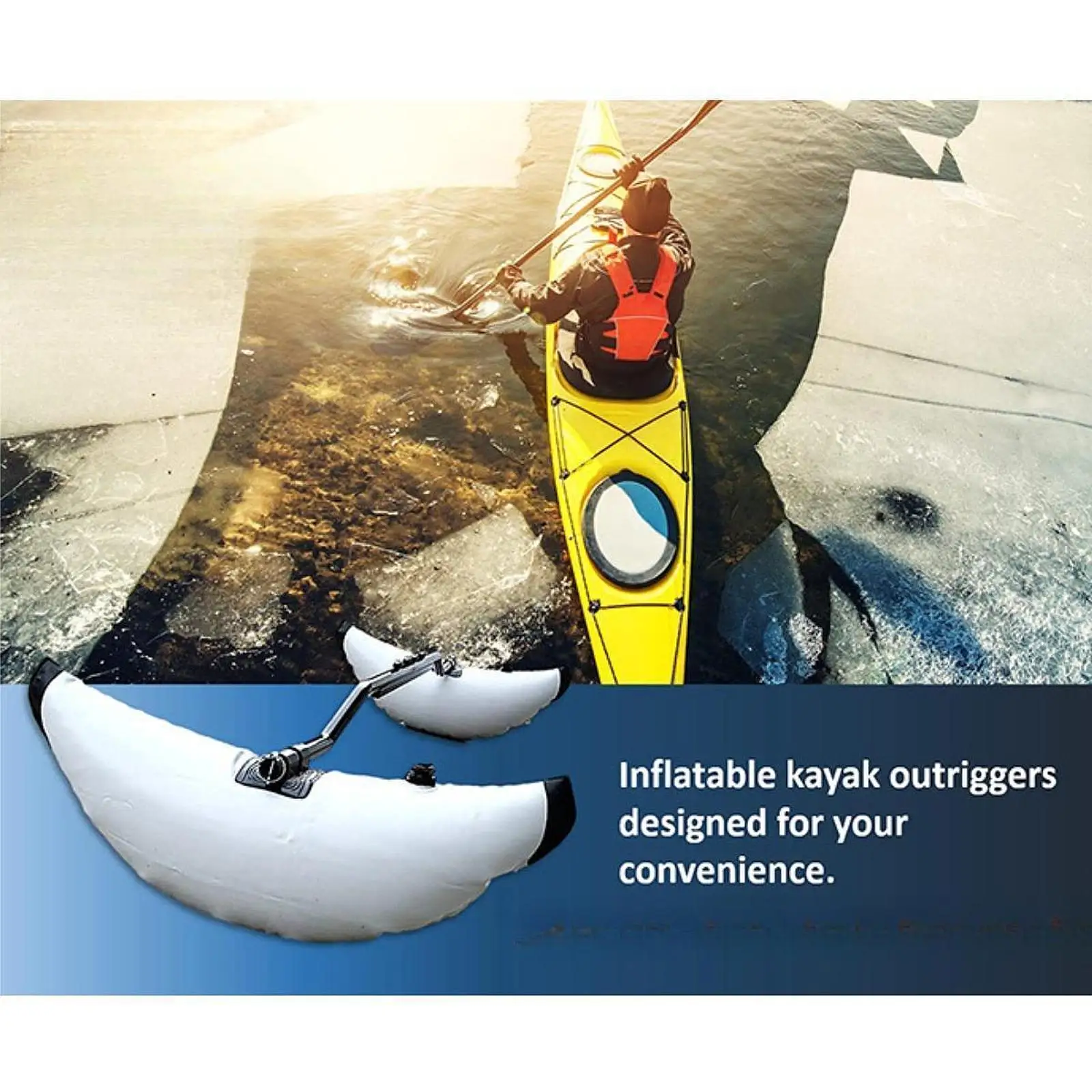 Каяк надувной Балансирующий каяк водный Дрифтинг лодка балансирующее ведро