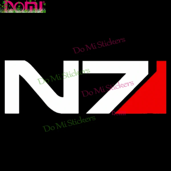 

DOMI Car Stickers MASS EFFECT N7 Decoration Decals for Trunk Windshield Auto Tuning Styling Vinyls JDM Bike Motorcycle Vinyl PVC
