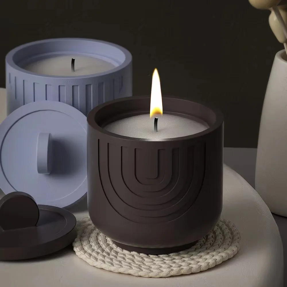 Круглая форма в полоску для свечей сделай сам эпоксидной смолы цемента гипса