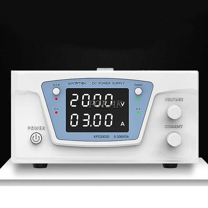 300V 3A KPS3003D 220V Прецизионный переменный регулируемый источник питания постоянного тока с цифровым регулированием для лабораторной разработки и производства. Определение старения включено.