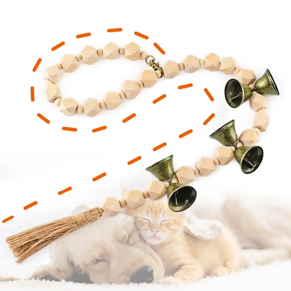 

Hand-woven Dog Doorbell Hand Woven Dog Doorbell Quick Effective Potty Training Tool with Adjustable Length Extra Loud for Small