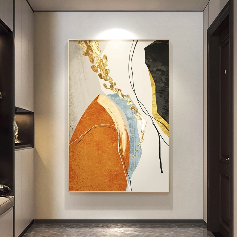 

Картина маслом Five Art 100% ручной работы, холст, Настенная картина маслом, абстрактное искусство на холсте, украшение для дома, настенные картин...