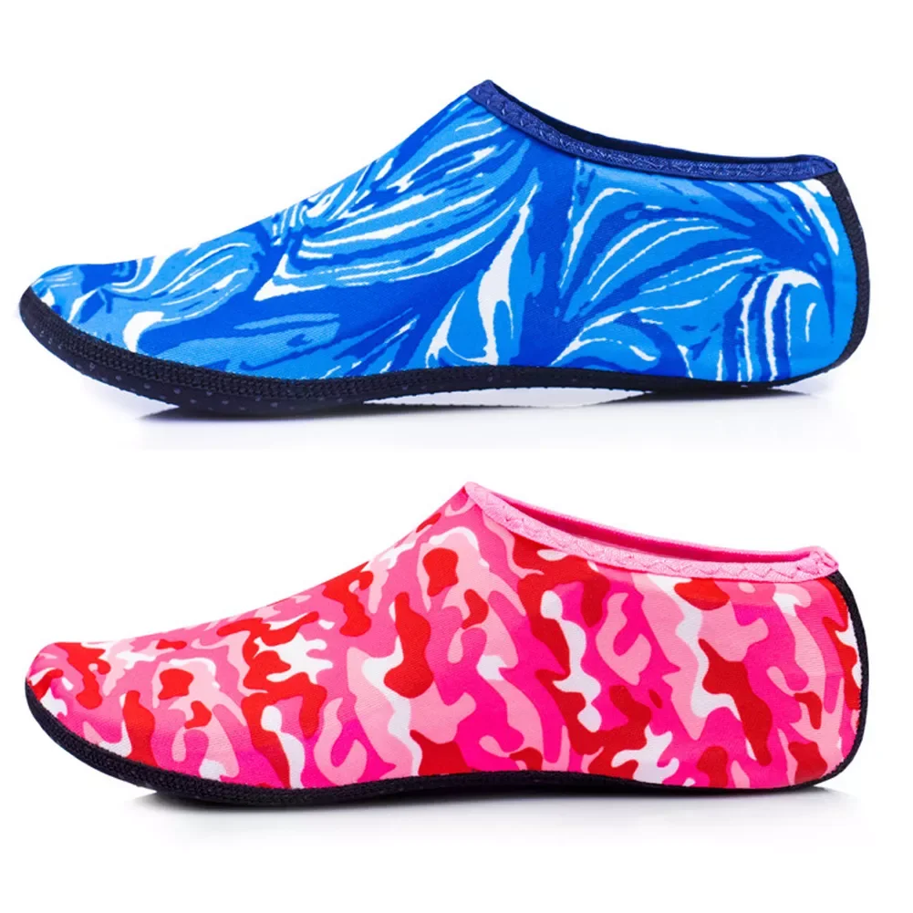 

1 Pair Unisex Diving Socks Beach Water Sports Shoes Aqua Snorkeling Socks Swimming Pool Anti Slip Camouflage Yoga Shoe Socks