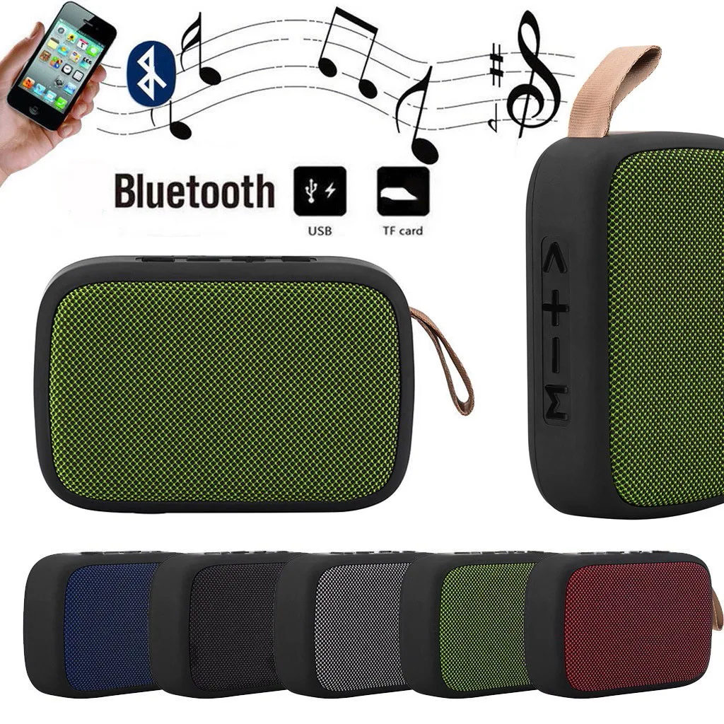 

Bluetooth Speaker Mini Portable Speakers Wireless Soundbar Outdoor HIFI Subwoofer Speaker Support TF Card FM Aux Music Player