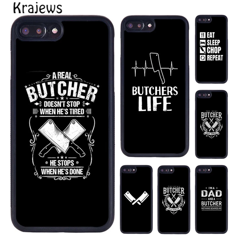 Чехол для телефона Krajews REAL BUTCHER CLASSIC RETRO iPhone 16 15 14 plus X XR XS 11 12 13 pro max coque