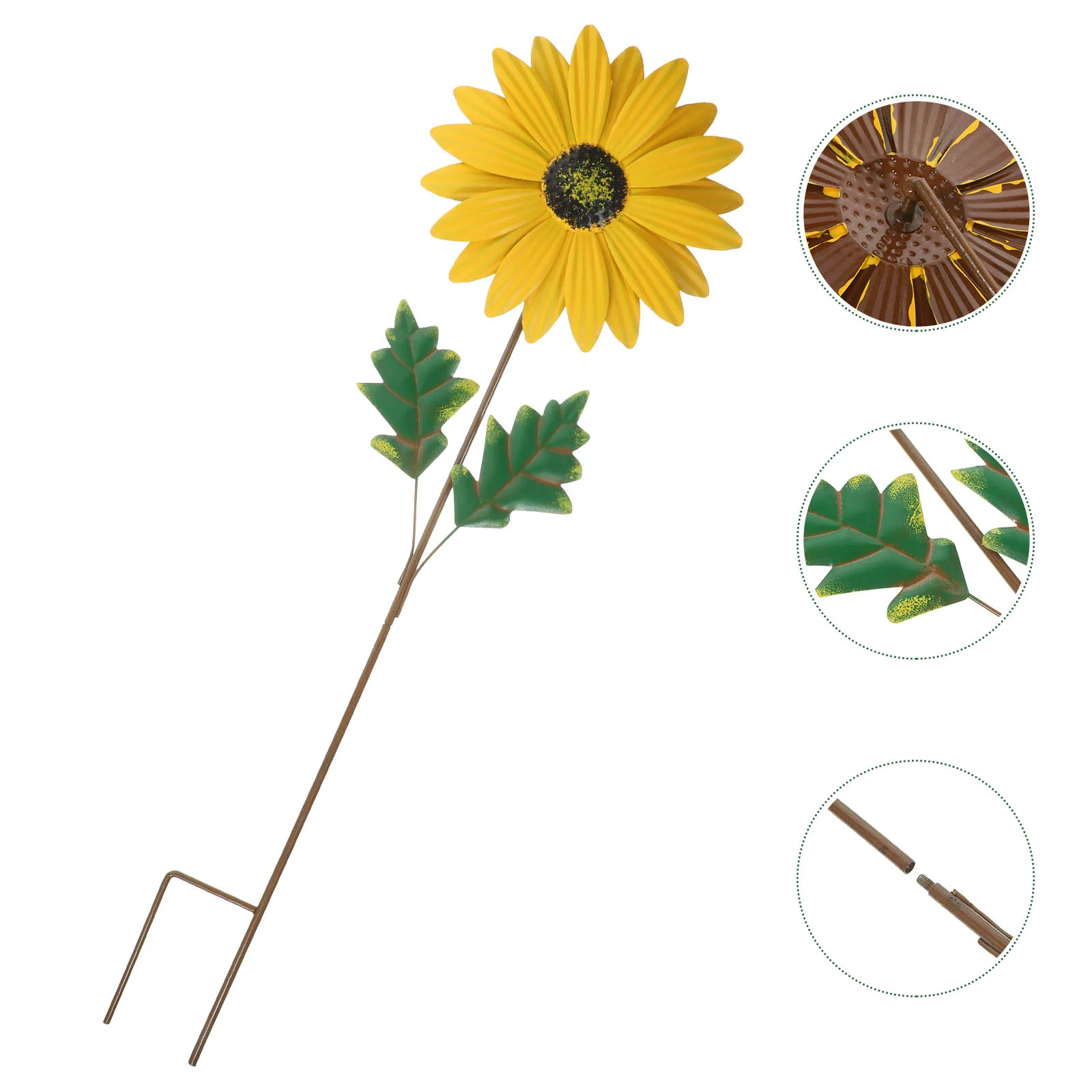 

Colorful Wrought Iron Flower Lawn Decoration Botanical Decorate Decorations