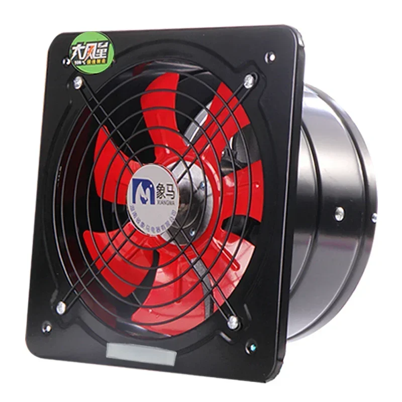 220V120W Clamshell Ventilator Exhaust Fan Kitchen Range Fume Household High Power Powerful 220V