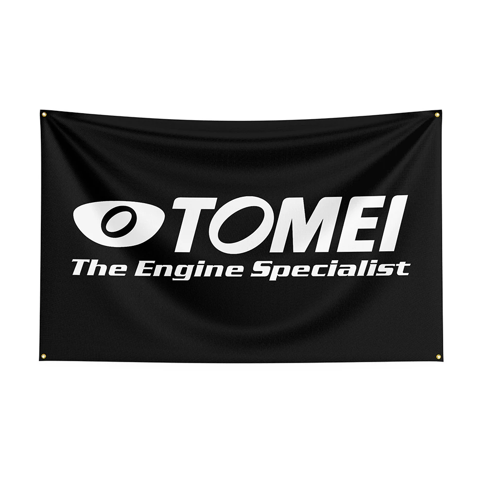 

90x150cm Tomeis Flag Polyester Printed Racing Car Banner For Decor1