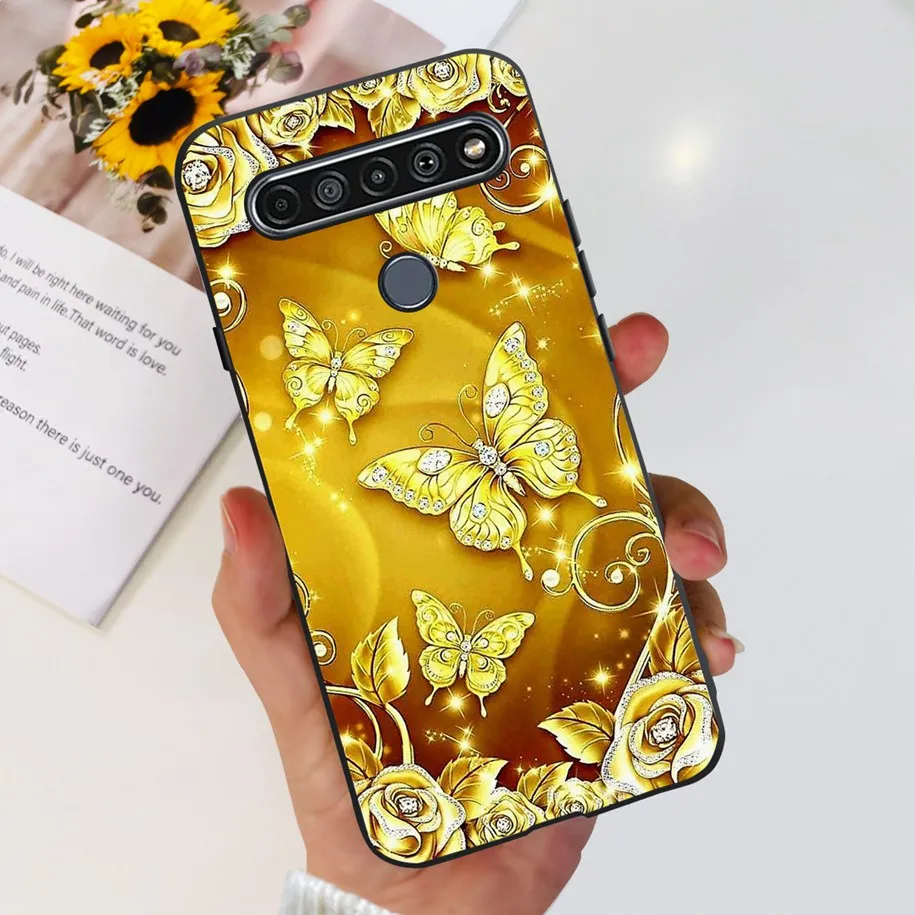 Чехол для LG K41s 2020 Φ LMK410EMW чехол противоударный цветок мягкий силиконовый черный