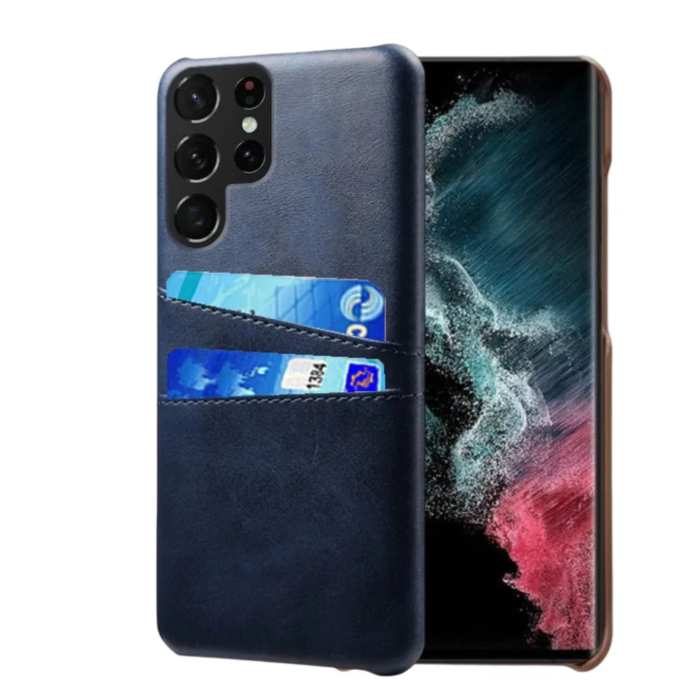

for Samsung S23 Ultra Case Retro PU Leather Cover For Samsung Galaxy S23 Ultra S22 S21 S20 FE Plus Funda Card Slots Wallet S23+